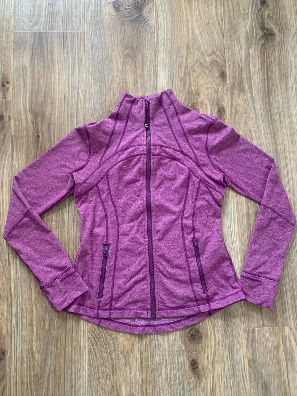 Lululemon Define Jacket W4557S Heathered Dew Berry - Size 10